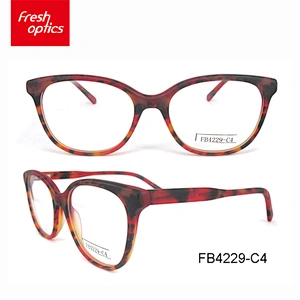 FB4229 Acetate frames colorful edge glasses for men