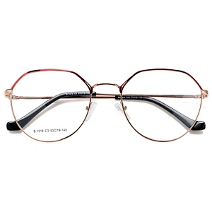 Italy design progressive specs clear lens silver optical frames eyeglasses men women