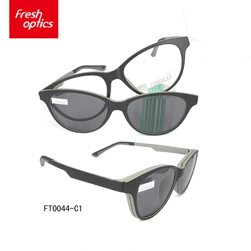 FT0044 Cheap Ultem Clip On Sunglasses, mirrored clip on sunglasses