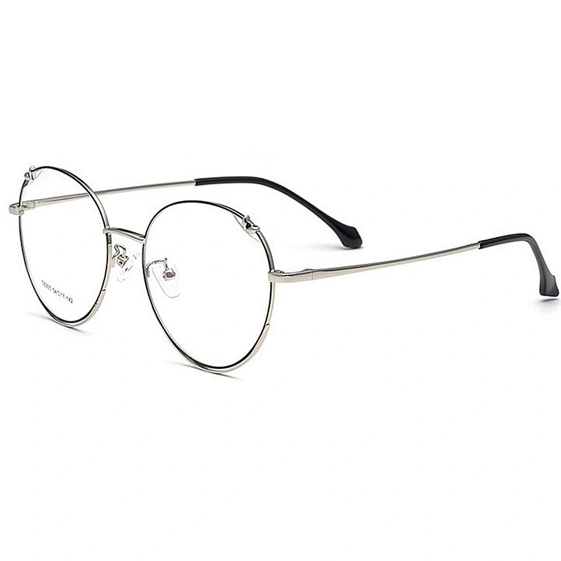 fashion hot sale stainless steel vintage optical eyeglasses for women