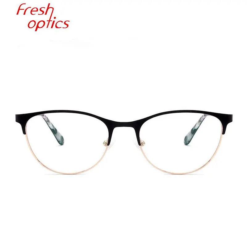 Retail hot sale metal optical frames ready goods eyewear