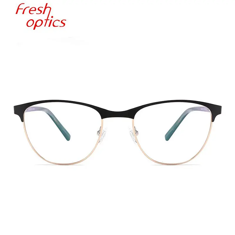 computer diamond eyeglasses stainless optical frames ready stock