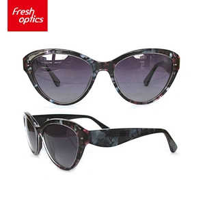 Fashion competitive hot product acetate ce sunglasses for women