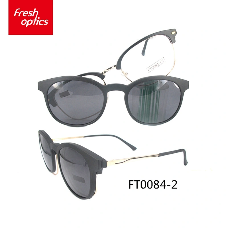 FT0084 Anti-Glare polarized bifocal clip on sunglasses for sale