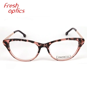 FB4790 special metal temple eyeglasses frame top sell metallic eyeglasses optical frames