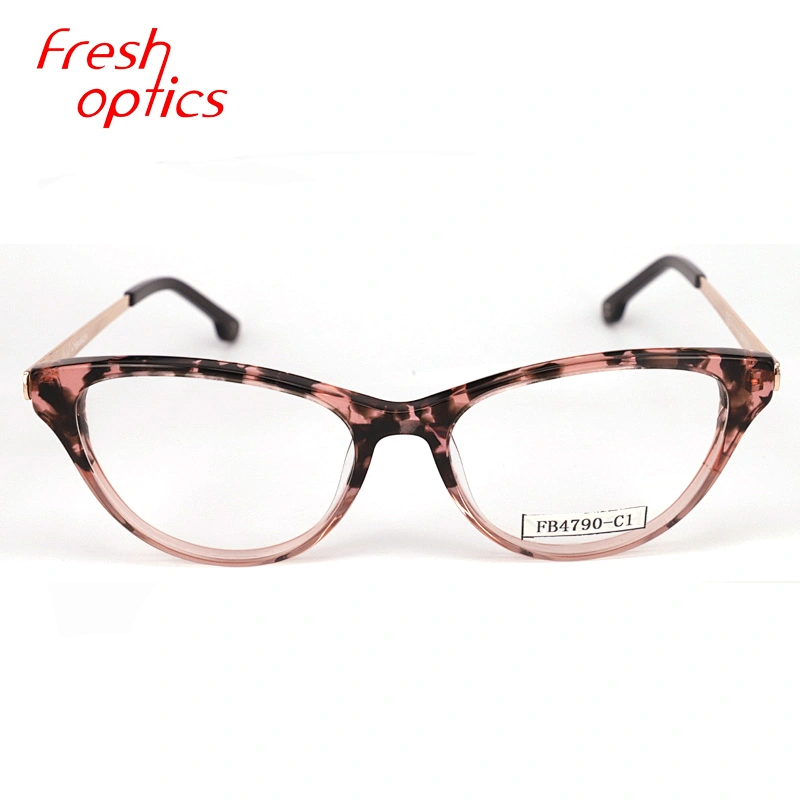 FB4790 special metal temple eyeglasses frame top sell metallic eyeglasses optical frames