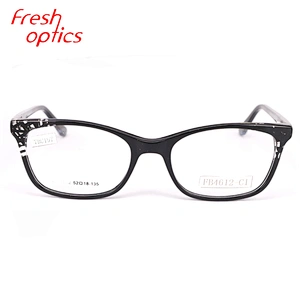FB4612 High quality acetate optical frame full rim acetate material frame