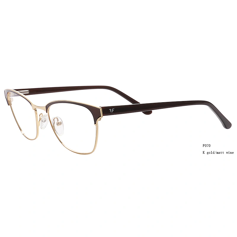 Hot sale stainless steel optical frames ready stock eyeglasses 2019