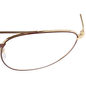 Hot sale young fashion designer double bridge metal eyeglasses frames glasses 150mm