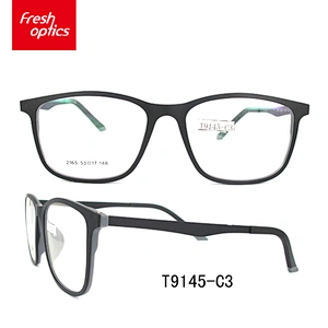 T9145 High quality flexible plastic retro eye wear optical frame for women