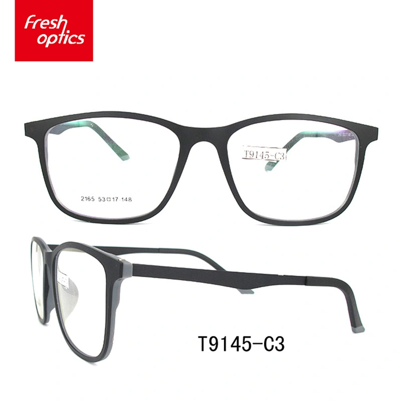 T9145 High quality flexible plastic retro eye wear optical frame for women