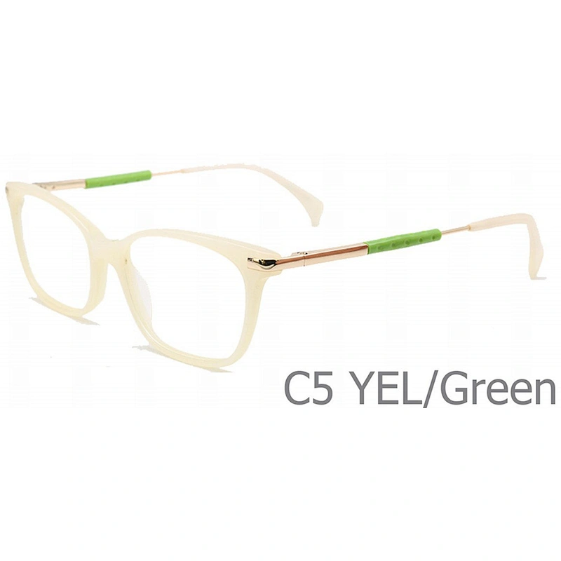 2020 hot on sale fashion shiny colorful acetate optical eyeglasses frames ready stock