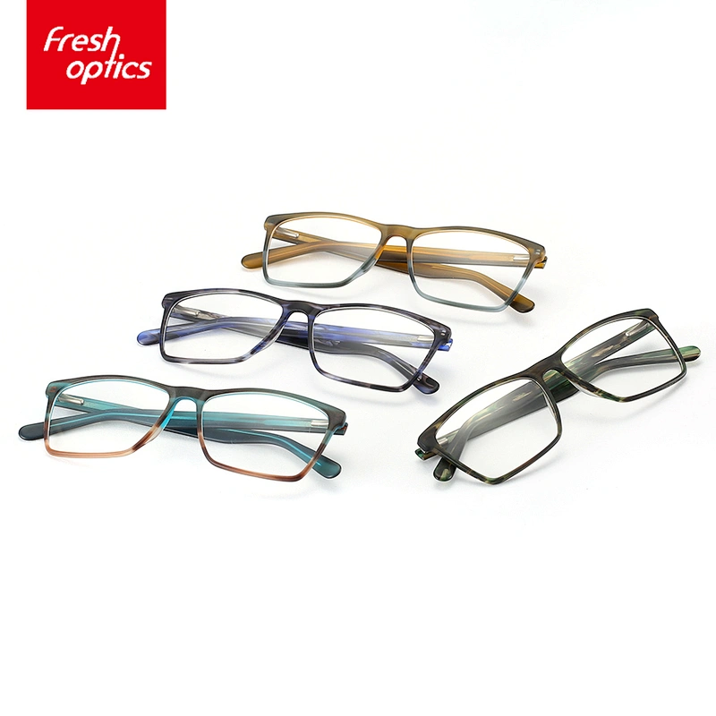 FB3792 OEM real pictures of acetate optical frames wholesale