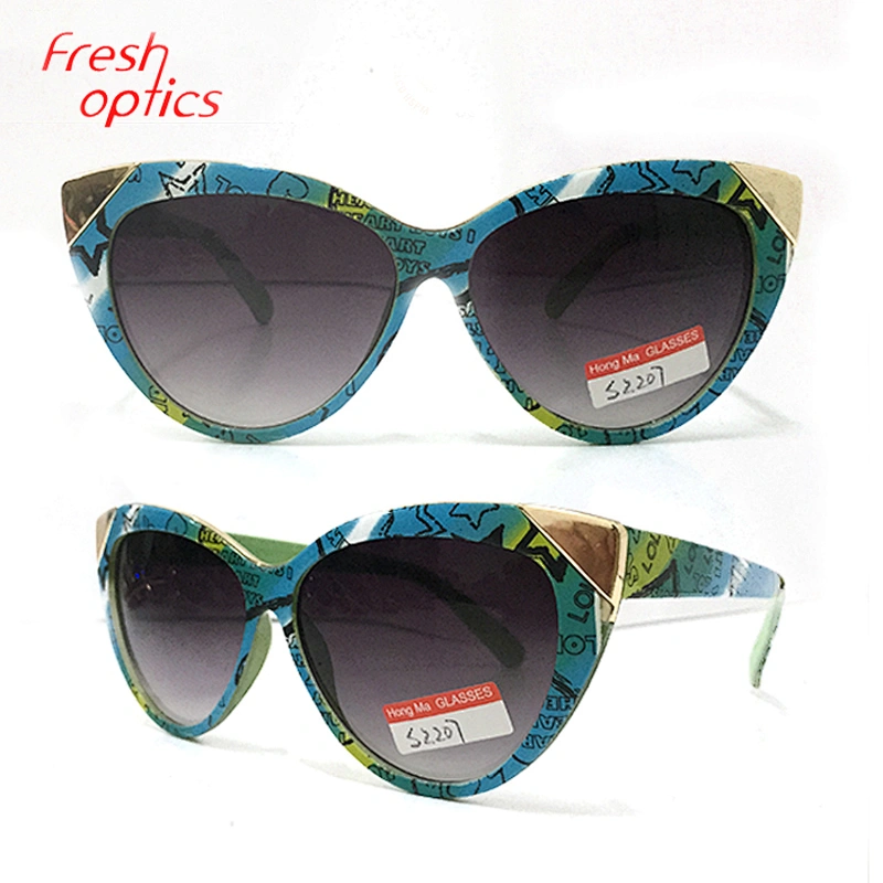 trendy PC red cat eye sunglasses Italy branded eyewear latest women CE eyeglasses fashion sun glasses frame for young girls