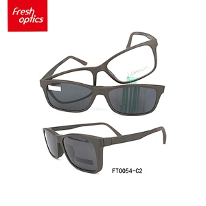 FT0054 Modern Classic Design Ultem Sunglasses Clip On