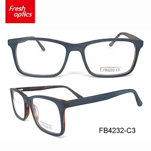 FB4232 FDA acetate fashion all inclusive thick frame glasses