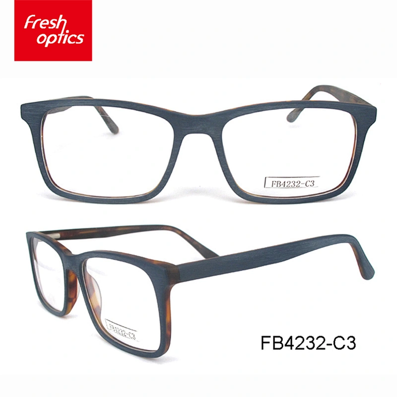 FB4232 FDA acetate fashion all inclusive thick frame glasses