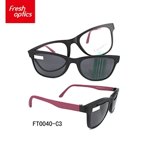 FT0040 Polarized Sun Glasses For Women, Ultem Clip On Sunglasses