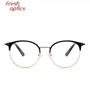 Factory good sale ready stock round metal optical eyewear frames eyeglasses