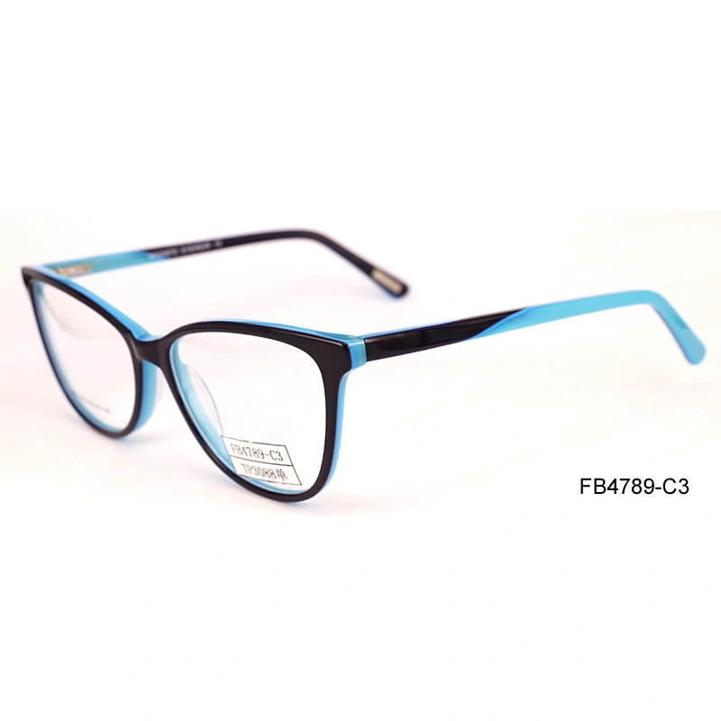 FB4789 hand polished optical glasses high fashion eyeglass acetate eyeglasses frame wholesale