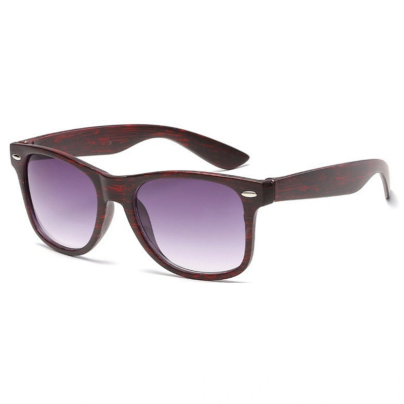 Fashion Sun glasses Style and PC Frame Material sunglasses wood grain sun glasses