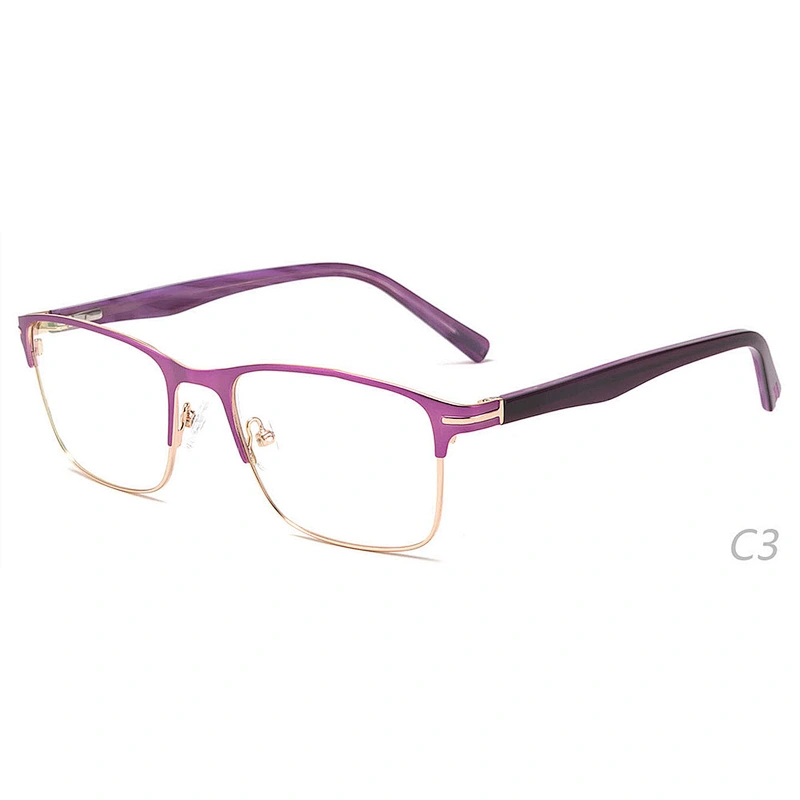 spectacles square metal optical frames glasses ready stock