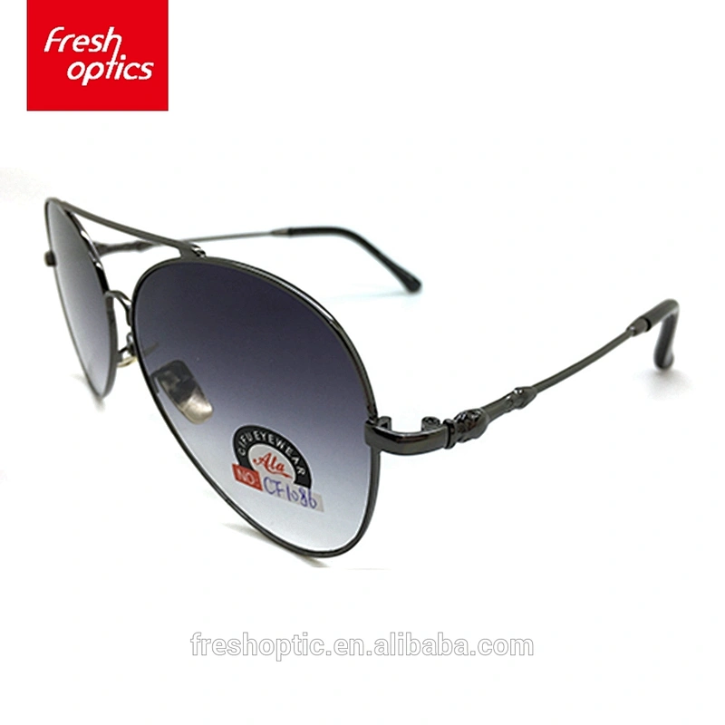 CF1086 Latest design cheap promotional sunglasses metal frame sunglasses