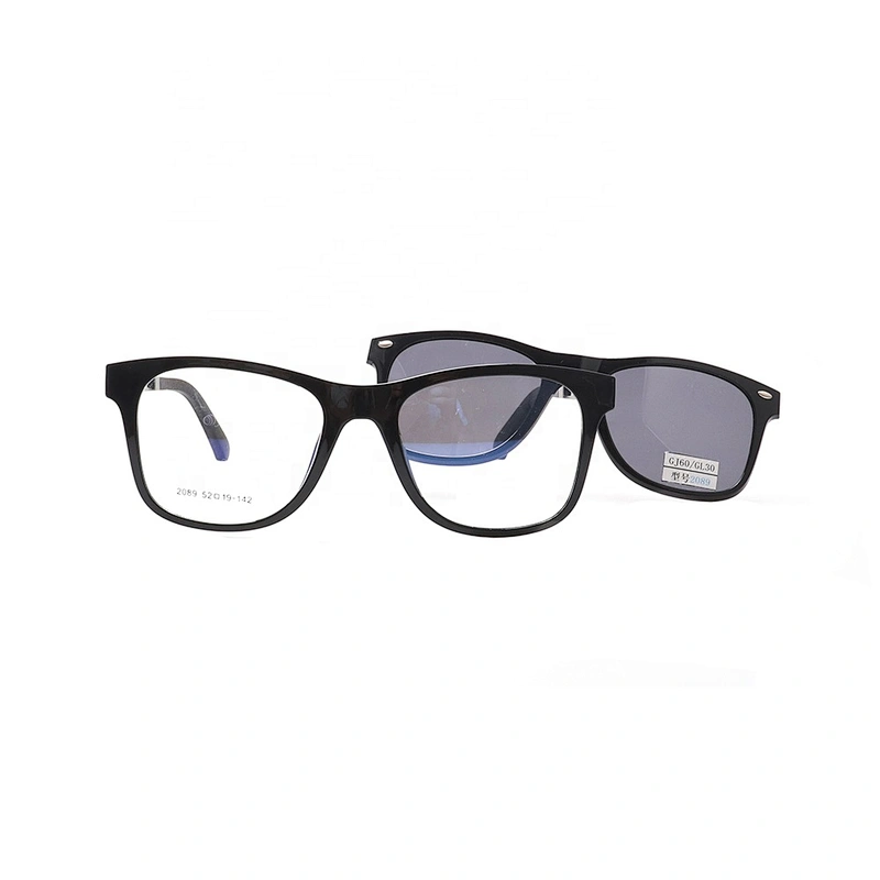 GJ60  TR90 clip on sunglasses with optical eyeglass frames