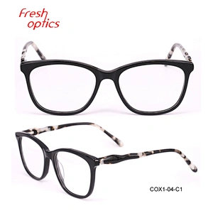 COX1-04 Wholesale ready goods acetate eyewear glass low moq good quality for ladies