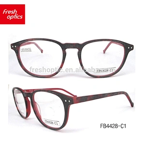 FB4428 fashion wooden acetate optical eyewear glass optical frames italy for ladies