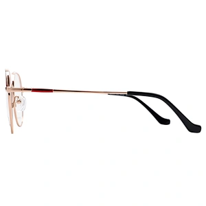 Italy design progressive specs clear lens silver optical frames eyeglasses men women