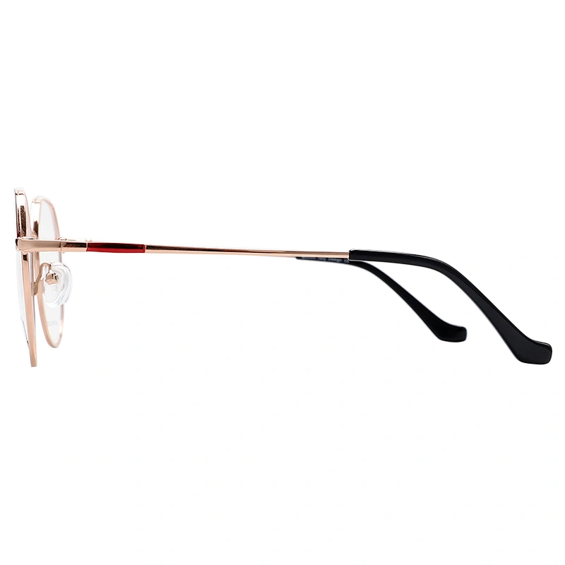 Italy design progressive specs clear lens silver optical frames eyeglasses men women