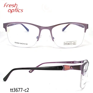 TT3677 Half Border Girl Designer Optical Frames With OEM Service