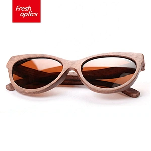 JK56145 Cheap price kids bamboo sunglasses wood eyewear