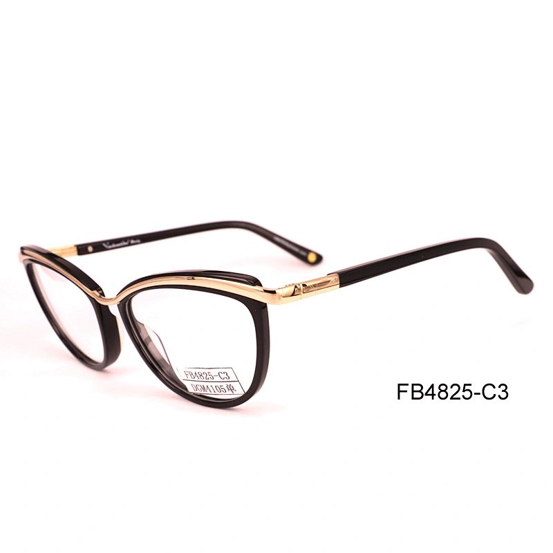 FB4825 China factory new fashion acetate shenzhen optical frames acetate frames luxury
