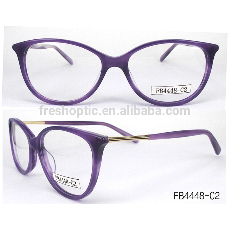 FB4448 fashion european designer eyeglasses cheap acetate glasses spectacle frame