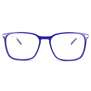 FB5525 Simple and generous spectacle frames special metal temple nice acetate eyeglasses