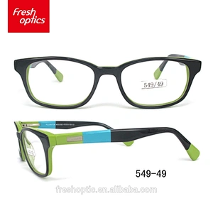 548-48 Cheap price fashion acetate frame kids optical frame glasses