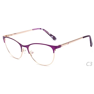 Retail hot sale metal optical frames ready goods eyewear