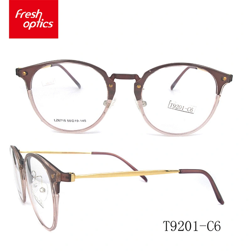 T9201 Colourful flexible tr90 glasses optical frame for women