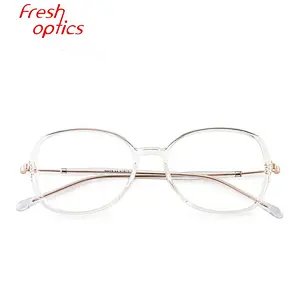 Ready stock spectacle style thin temple eyewear TR90 plastic eyeglass optical frames