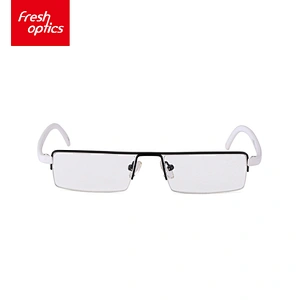 P123 Unisex Metal Slim Reading Glasses With Contracted Design, Classic Metal Reading Glasses