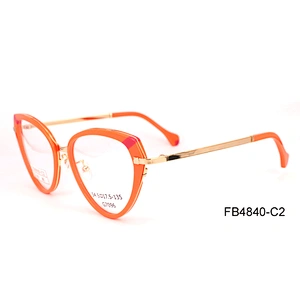 FB4840 fashion acetate optical frame spectacle frame eyewear frame italy in China