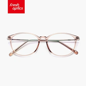 30007 Good quality round titanium optical eyewear glasses frames women