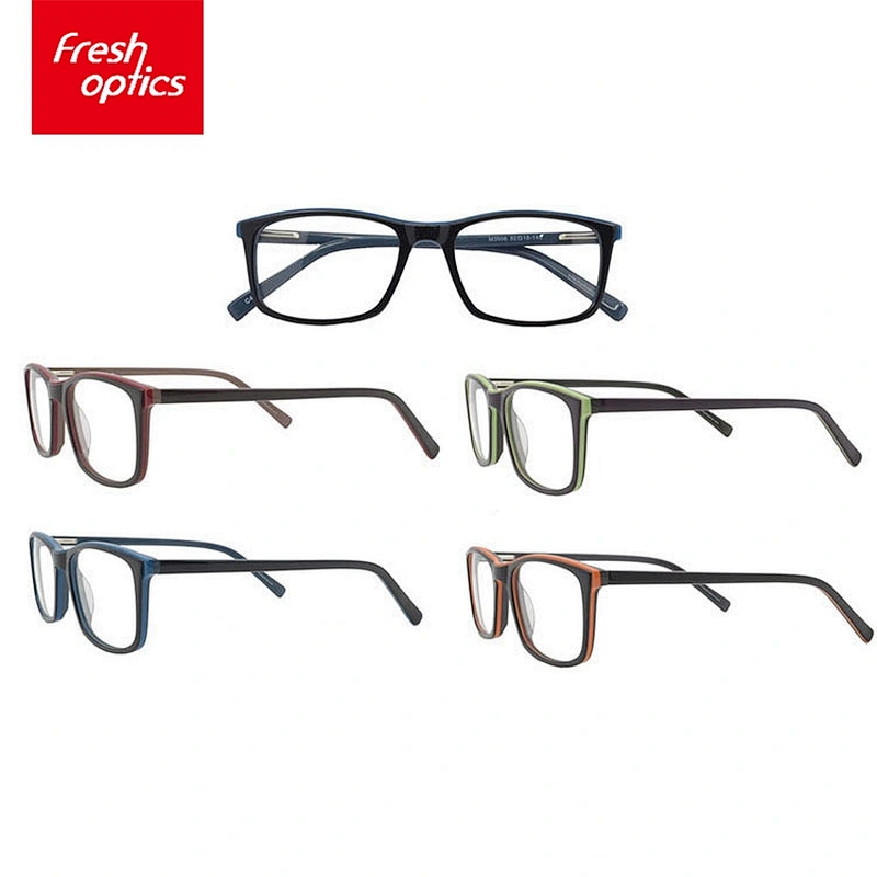 L3506 Hot sale color acetate design Italian style eyewear frames price