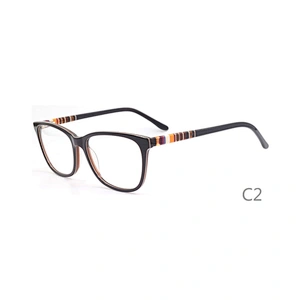 F1707 Eye glasses optical frame manufacturer acetate eyewear China wholesale Ready stocks