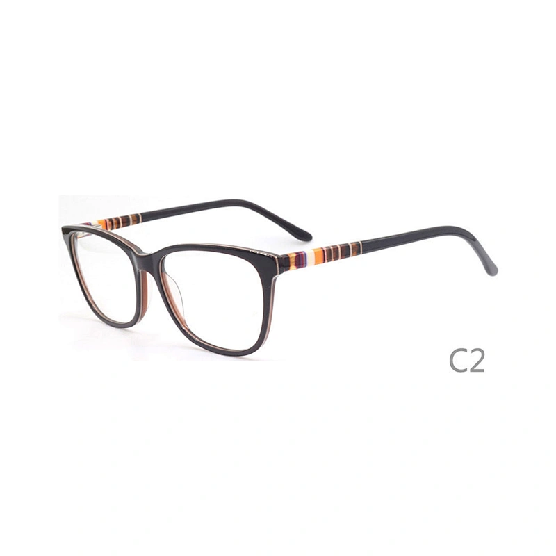 F1707 Eye glasses optical frame manufacturer acetate eyewear China wholesale Ready stocks