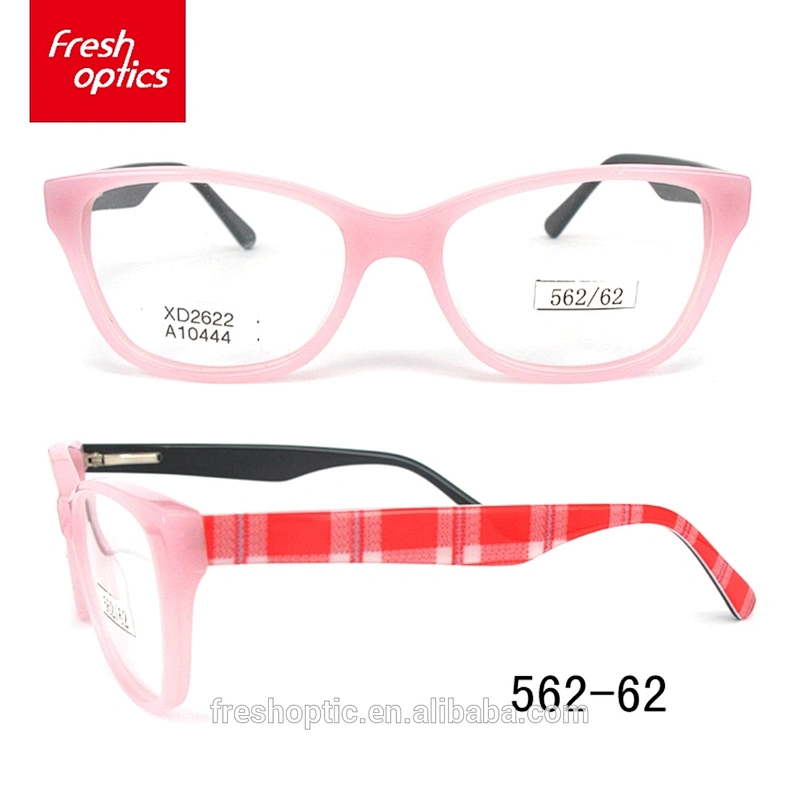 563-63 Cheap price wholesale new design acetate optical frame kids eyeglass