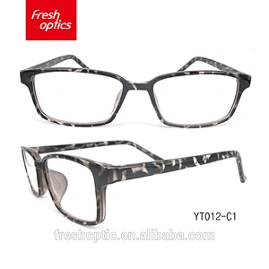 YT012 2018 Korean optical frames wholesale hand polished china glasses