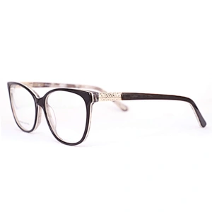 FB5477 Best quality cellulose acetate frames crazy sell eyewear frames eyeglasses black frame